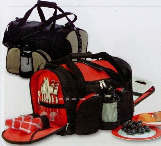 Picnic Plus Adventure 2 Person Duffle Bag Picnic Set