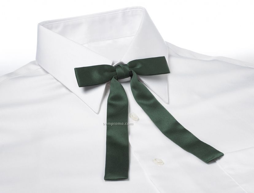 Wolfmark Kentucky Colonel Adjustable Polyester Band Tie - Hunter Green