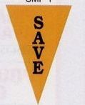 30' Stock Pre-printed Message Pennant Strings (Save)