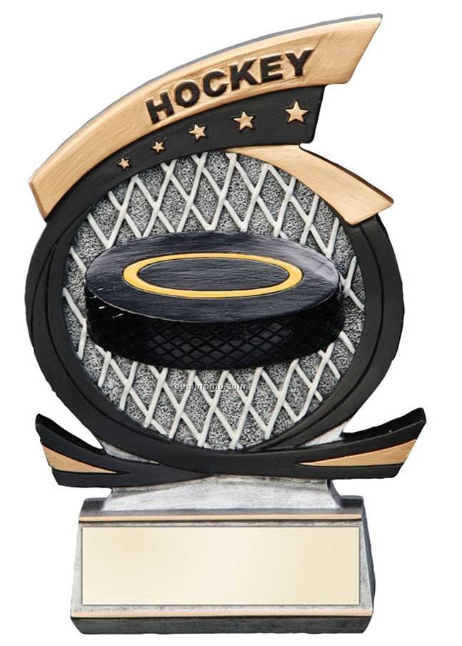 Hockey, Gold Star Award - 7"