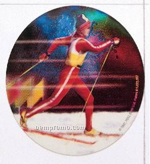 Holographic Mylar - 2" Cross Country Skiing