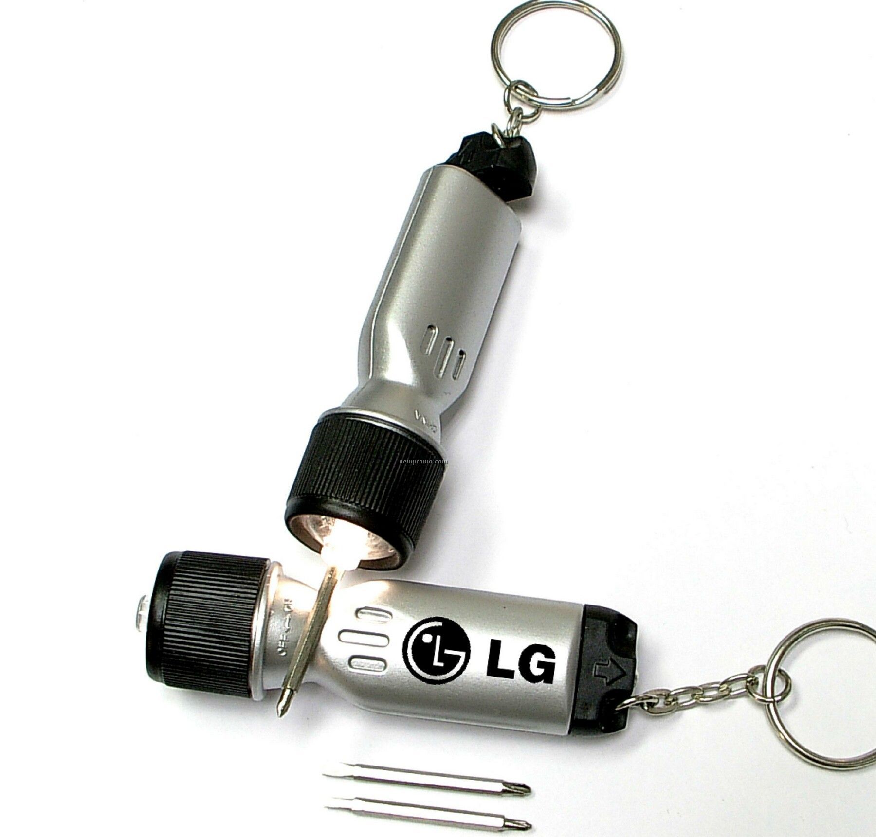 Mini Flashlight Tool Keychain With Light And Screwdriver Mini Flashlight