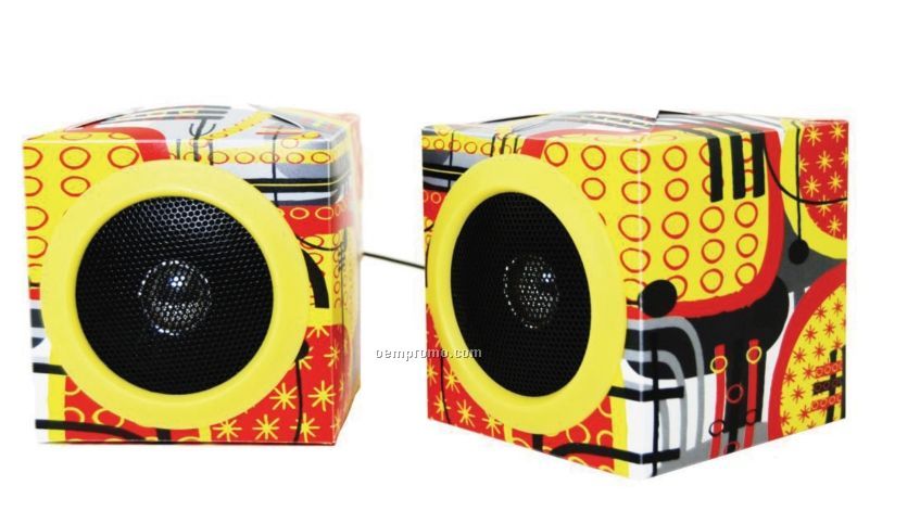 Pp Plastic Cube Foldable Speakers