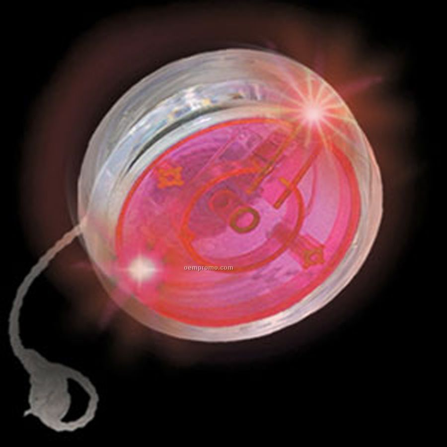 Red Light Up Yoyo W/ Red LED