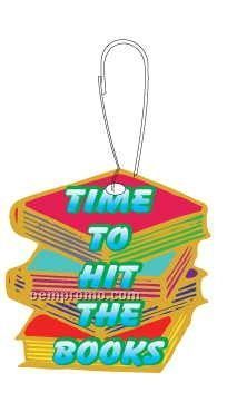 Time To Hit The Books Slogan Zipper Pull