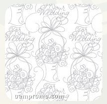 Wedding Wishes Stock Design Gift Wrap Roll (417'x18")