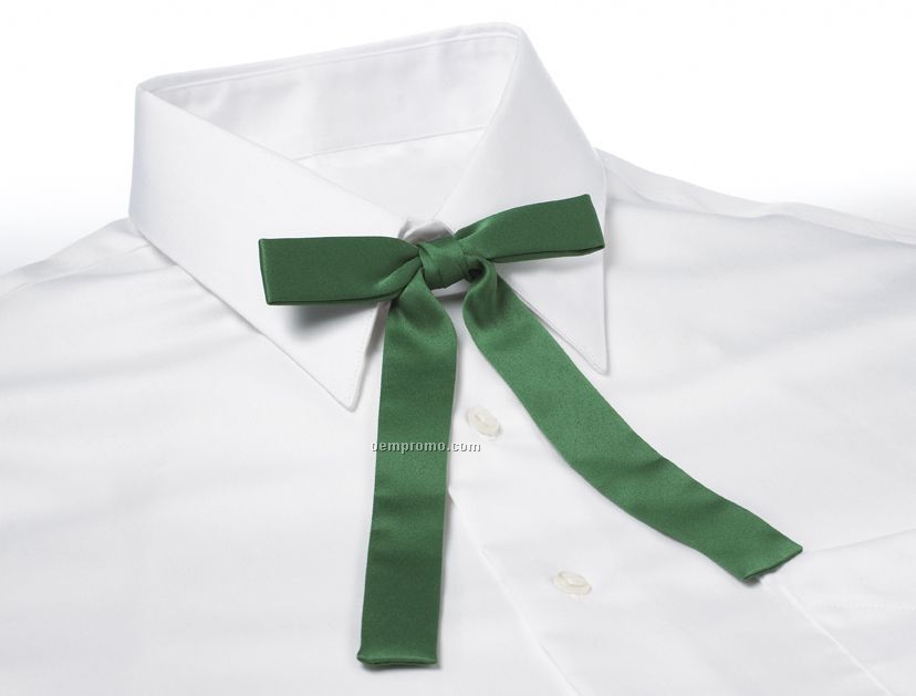 Wolfmark Kentucky Colonel Adjustable Polyester Satin Band Tie - Kelly Green