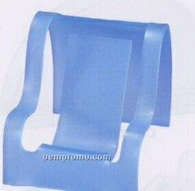 Beach Chair Frost Acrylic Cellular Phone Stand