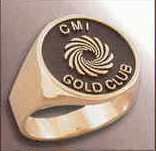 Men's 10k Gold Circle Ring