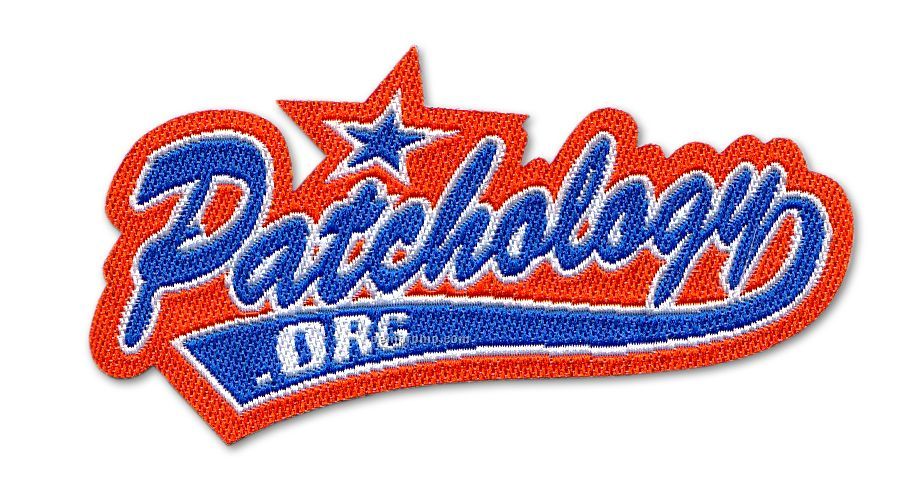 Patchology Line - Woven Label Applique With Cut Border