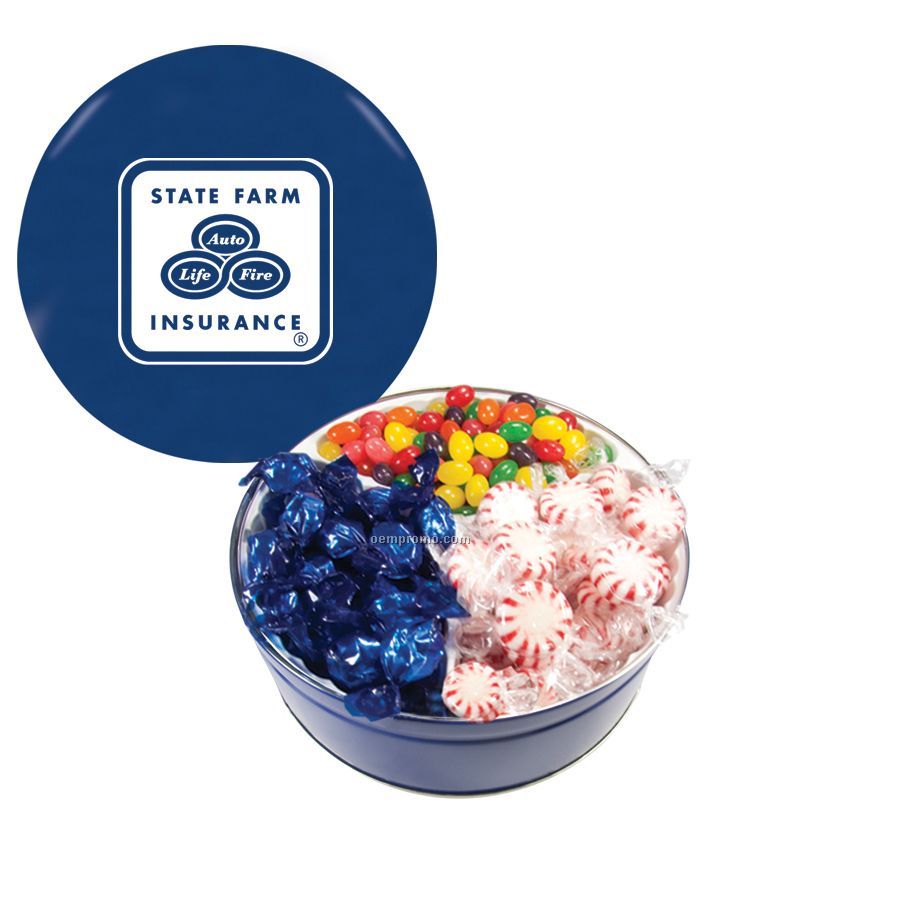 Blue The Grand Tin With Starlite Mints, Jelly Beans & Hard Candy