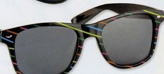 Striped Black Sunglasses