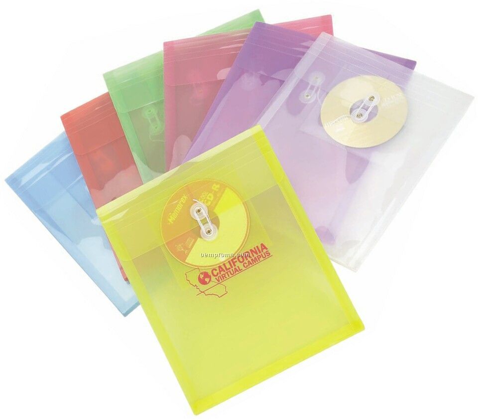 Translucent Pro Envelope With CD Holder