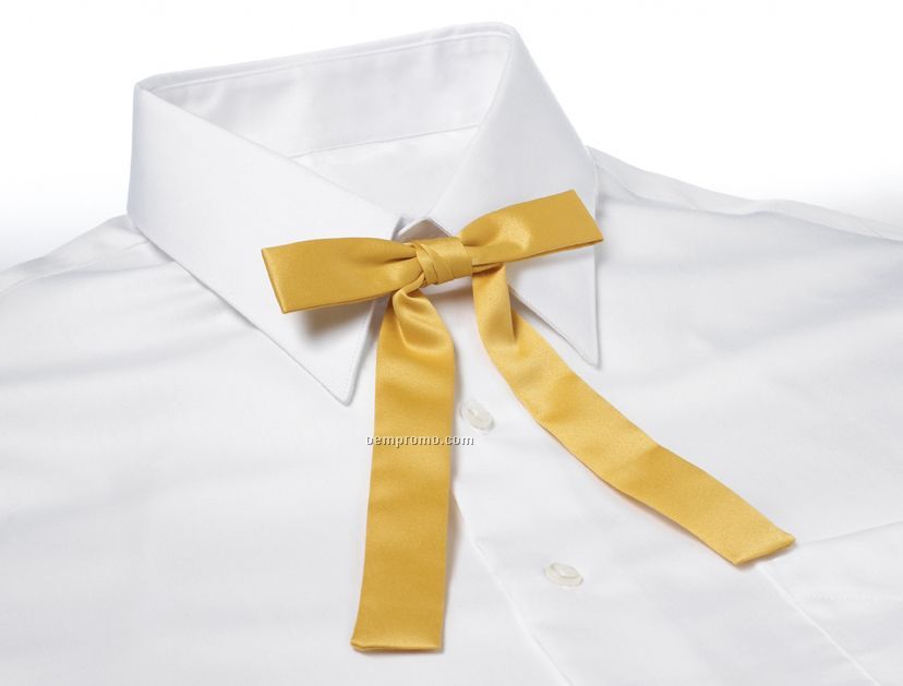 Wolfmark Kentucky Colonel Adjustable Polyester Satin Band Tie - Gold