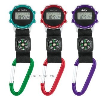 Clip-on Stopwatch W/ Compass