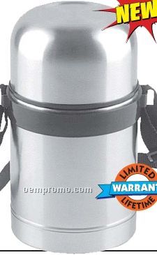 Maxam 0.5 Liter Stainless Steel Vacuum Soup Container