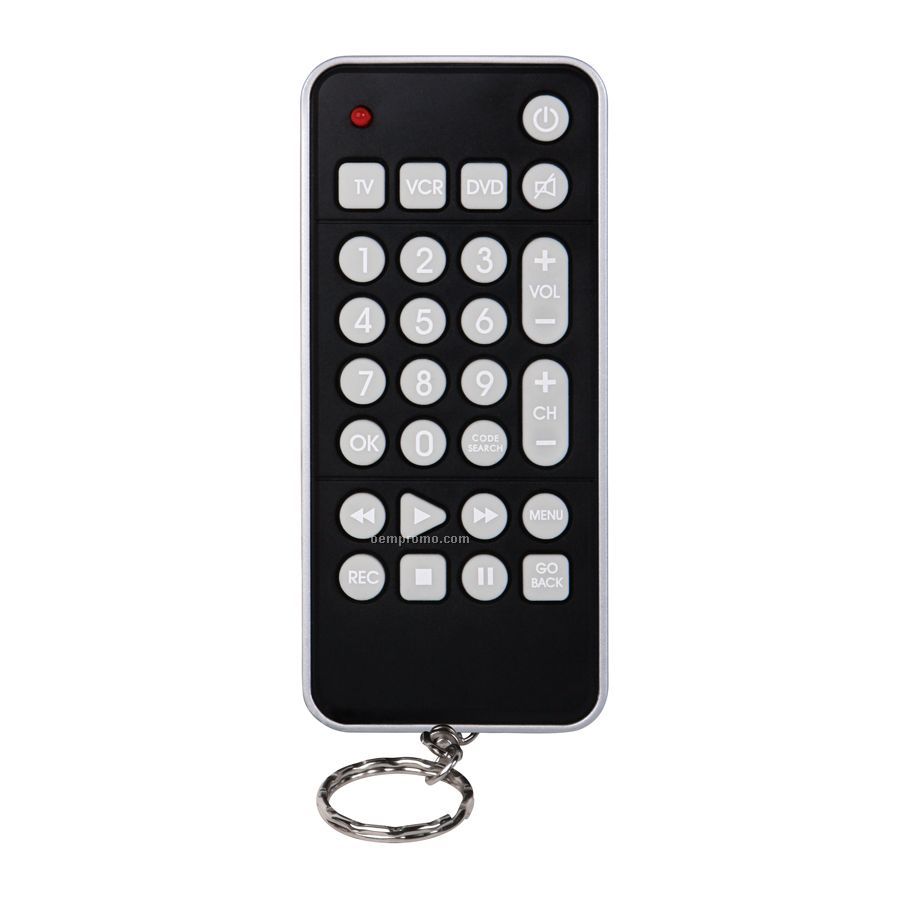 Miniature Universal Remote Control Keychain