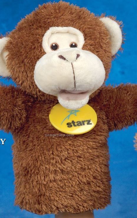 10" Handy Logo Monkey Puppets