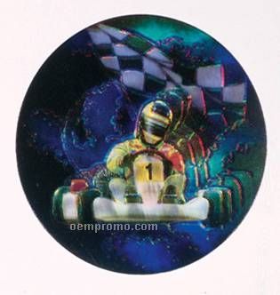Holographic Mylar - 2" Go Kart