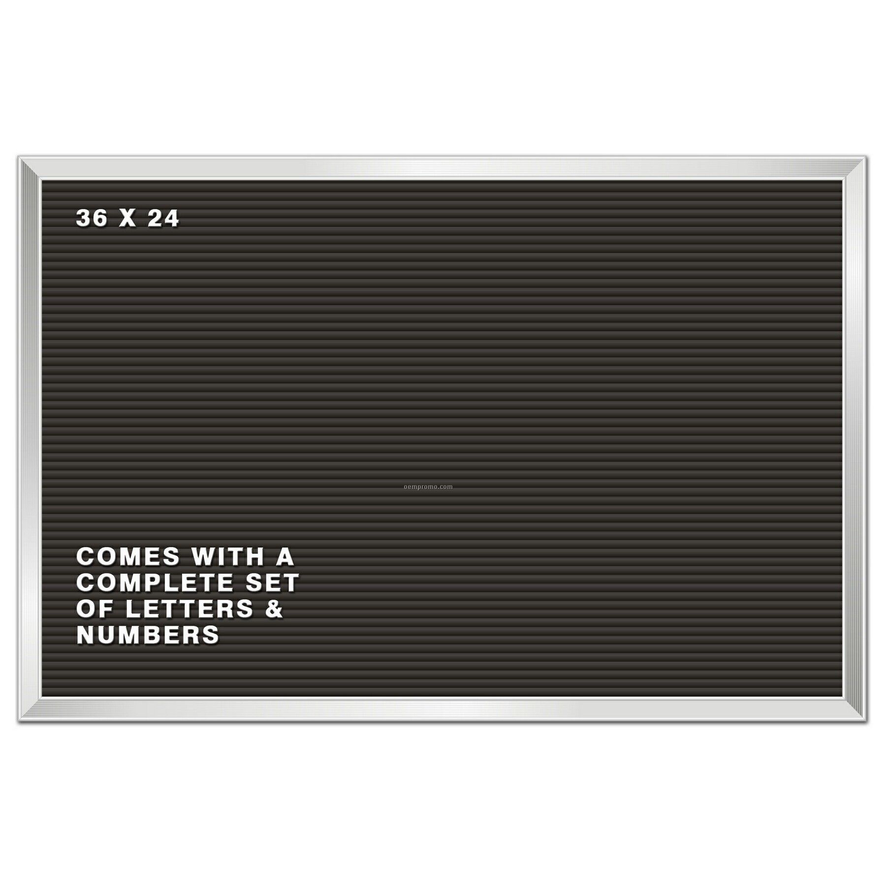 Old Reliables Letter Board W/ Aluminum Frame & Black Panel (36"X24")