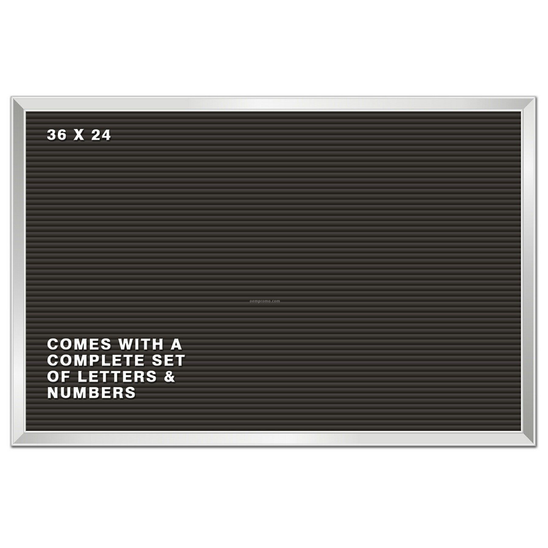 Old Reliables Letter Board W/ Aluminum Frame & Black Panel (36