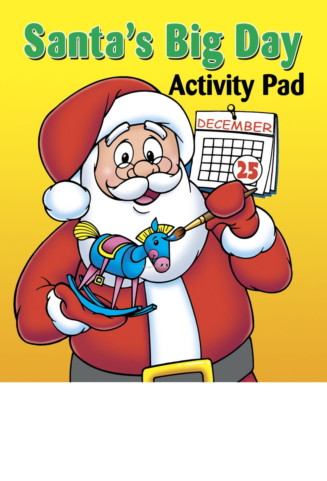 Santa's Big Day Activity/Coloring Book