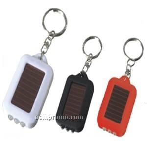 Solar Keychain With LED Light