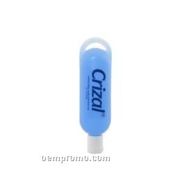 1 Oz. Blue Tint Antibacterial Gel Hand Sanitizer In Loop Bottle