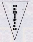 60' Stock Pre-printed Message Pennant Strings (Certified)