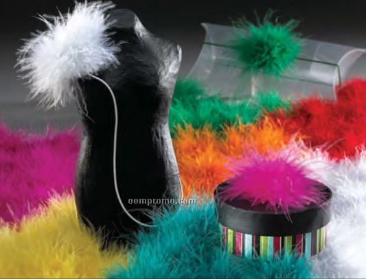 Feather Boas Bows 10" Loop