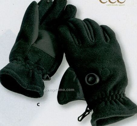180s Unisex Eco Fleece Exhale Gloves With Tec Touch