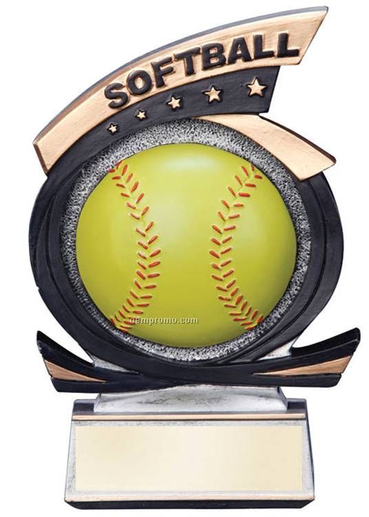 Softball, Gold Star Award - 7"