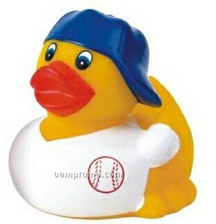 Rubber Baseball Duck