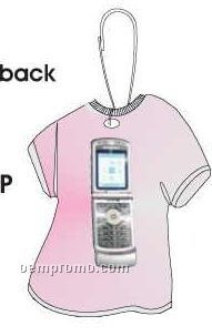 Cell Phone T-shirt Zipper Pull