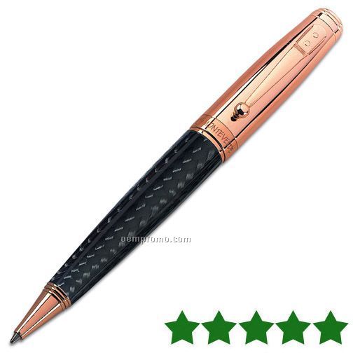 Invincia Ballpoint Pen W/ Pocket Clip (Rose Gold)