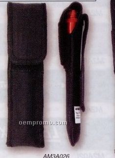 Mag-lite Black Nylon Belt Sheath With Flap (Fits 3a Flashlight)
