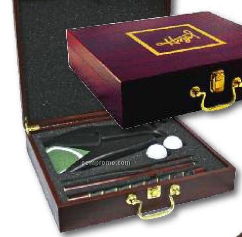 Rosewood Executive Golf Gift Box