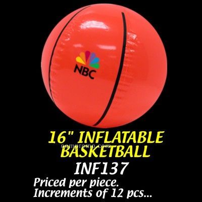 16" Inflatable Basketball