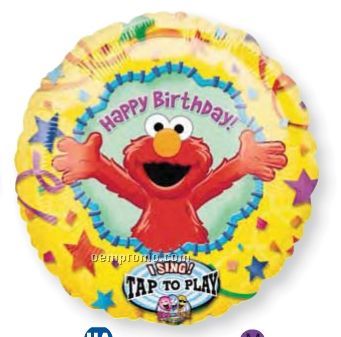 28" Singing Elmo Happy Birthday Balloon