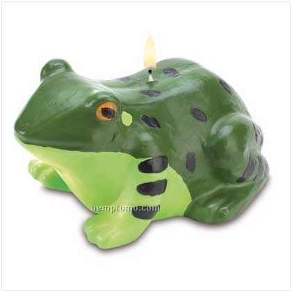 Friendly Frog Candle
