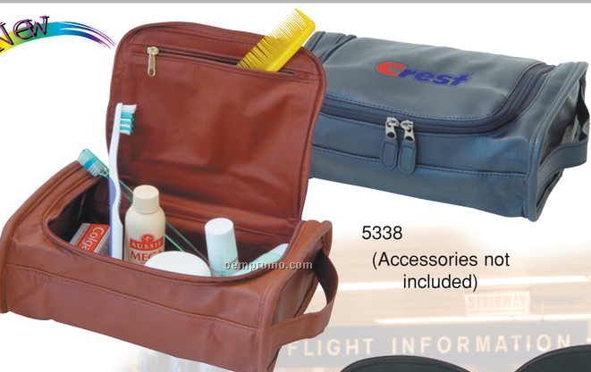 Leatherette Lined Deluxe Travel Bag