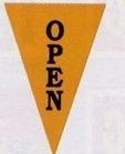 60' Stock Pre-printed Message Pennant Strings (Open)