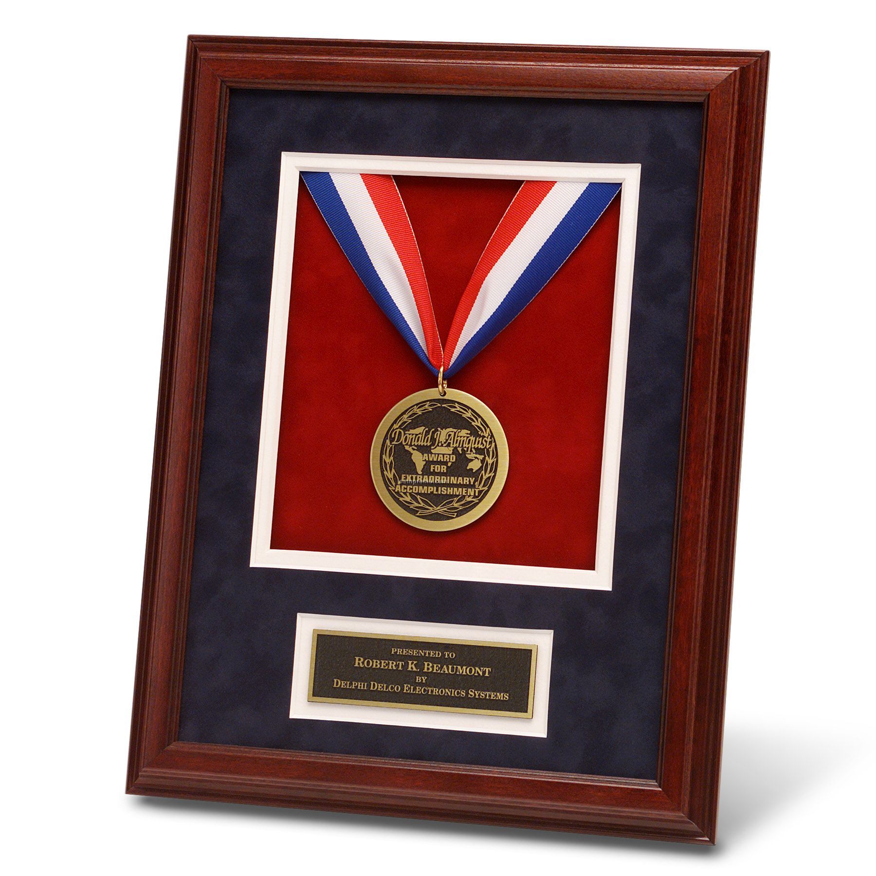 Framed Ribbon Award (9" X 12")