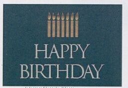 Happy Birthday Candles 3 1/2"X5" Everyday Greeting Card
