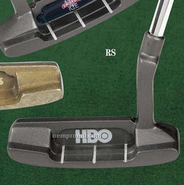 Silver Putter With Full Color Medallion Logo