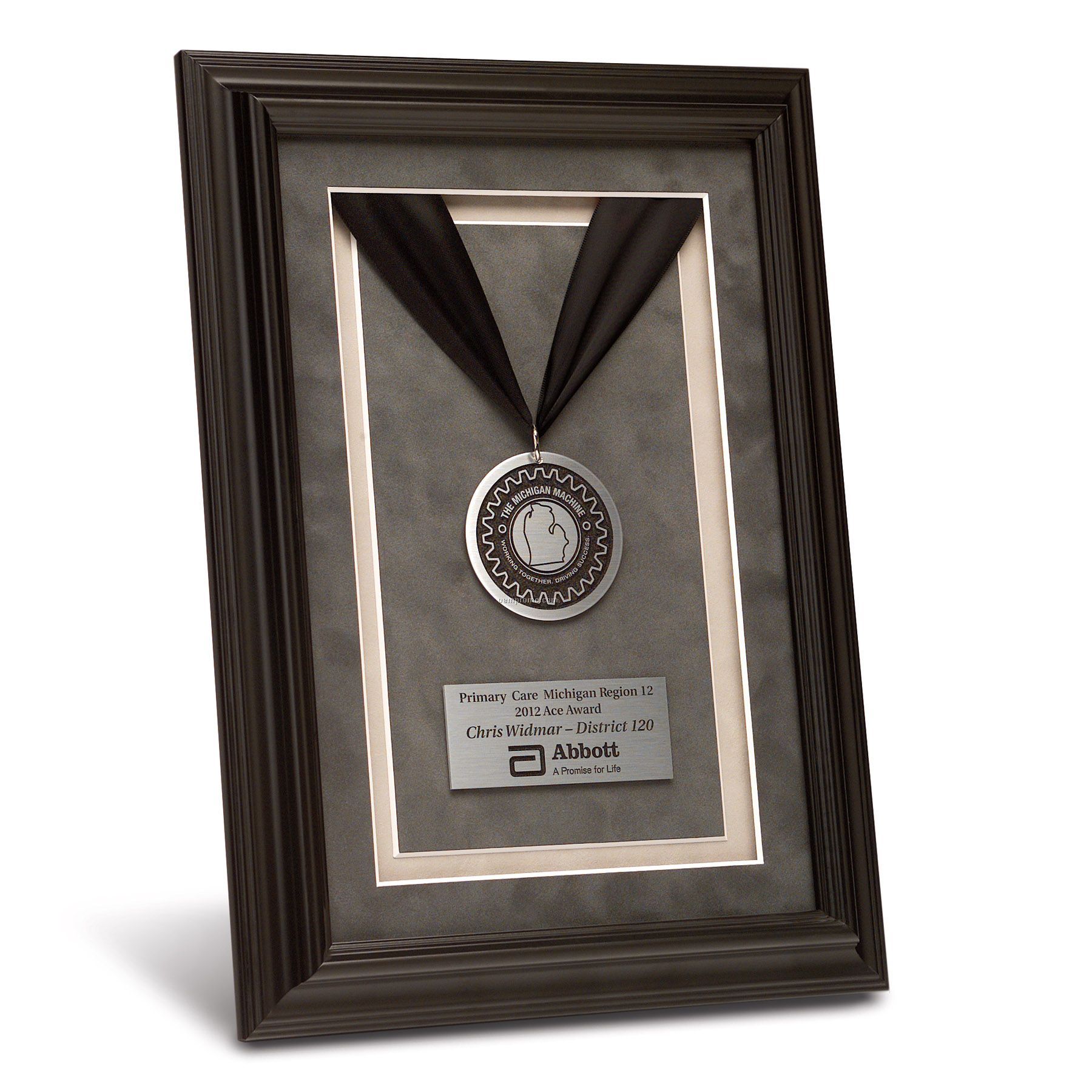 Framed Ribbon Award (8" X 12")