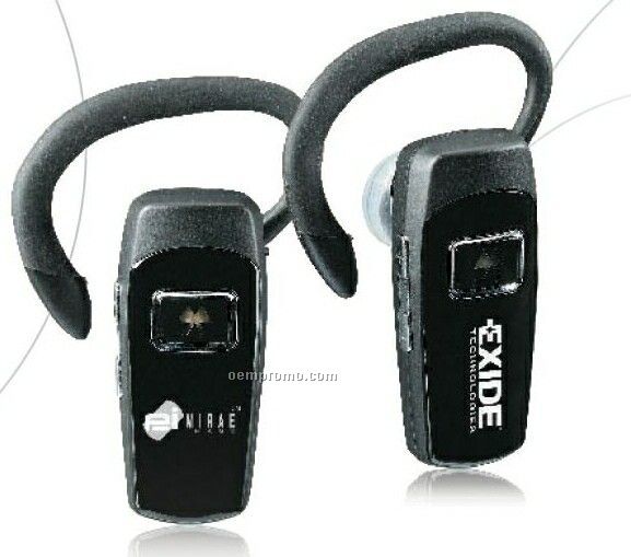 Bluetooth Enabled Headset With Black Finish