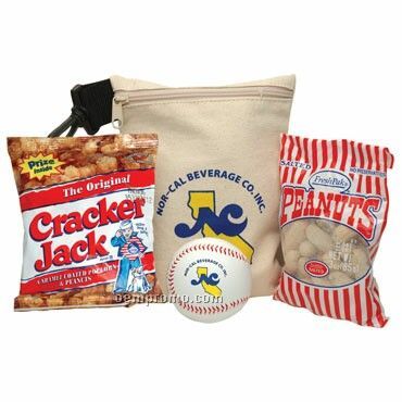 The Ball Game - Baseball W/ Peanuts Or Cracker Jack In Bag