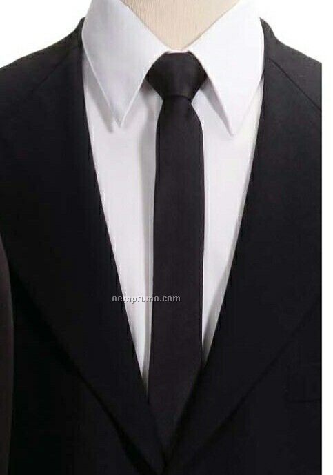 Wolfmark Skinny Tie - Black