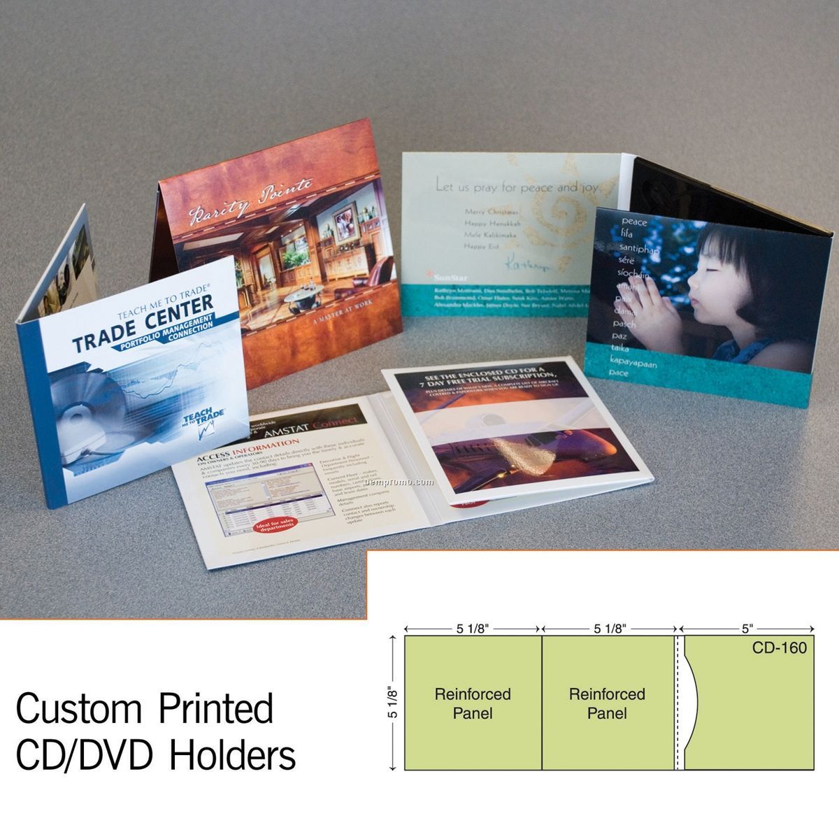 CD Sleeve W/ Reinforced Copy Panel (1 Color/1 Side)